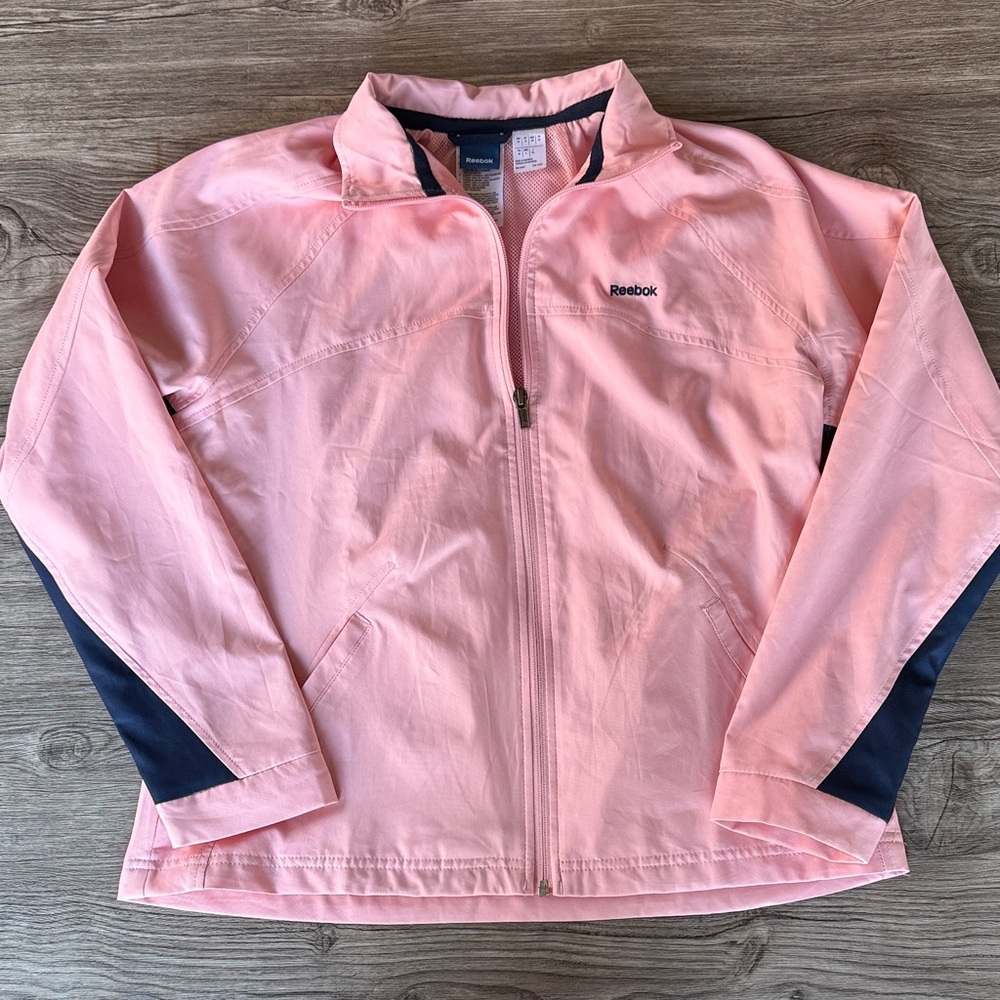 Reebok Women's Light Pink Thin Jacket